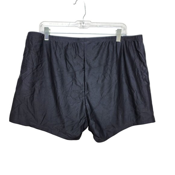 Womens Plus Size 22W Blue Gradient Tankini Top & Black Swim Shorts Set - Picture 5 of 6